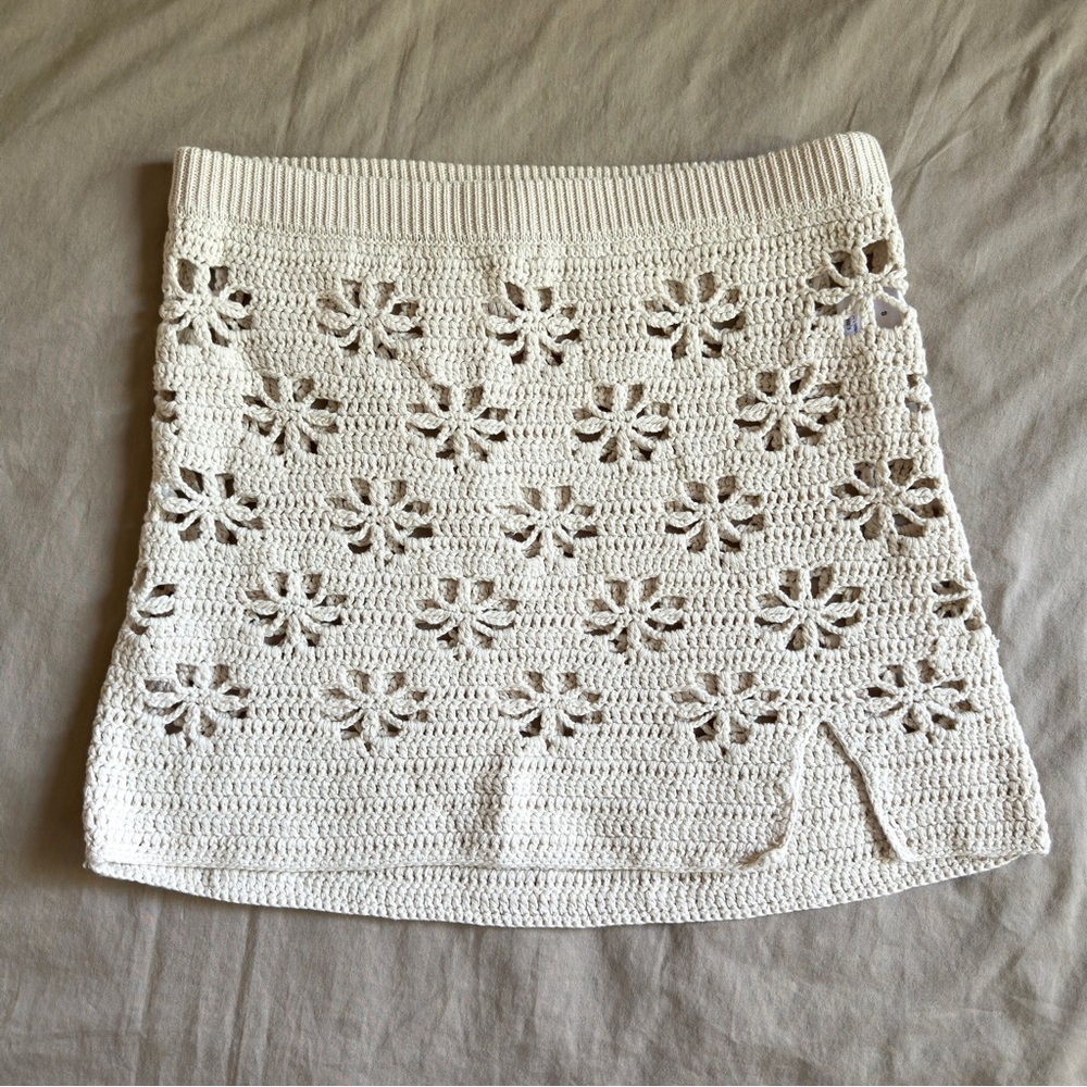 Pacsun LA HEARTS 100% Cotton Crochet Mini Skirt